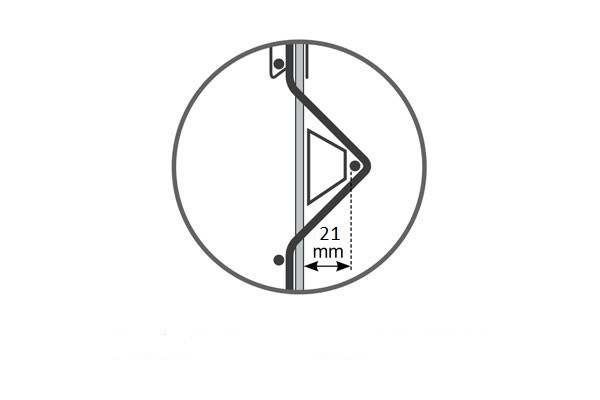 Occultation PVC Souple Blanche - Grillage Rigide